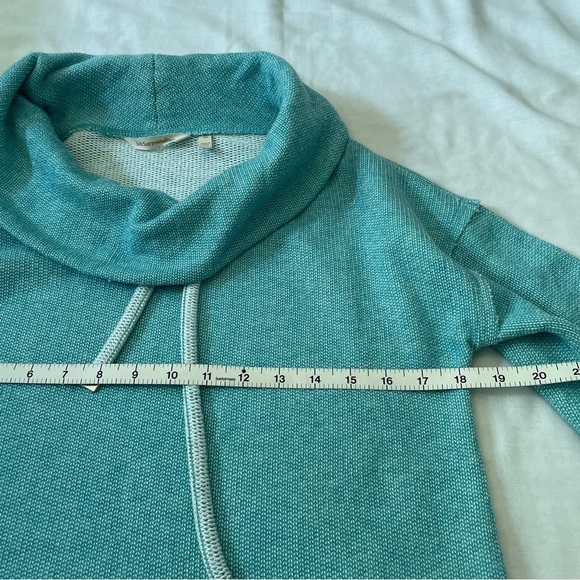 Soft Surroundings XS Santorini Shores Pullover Top Blue Casual Coastal Lounge - Picture 6 of 9